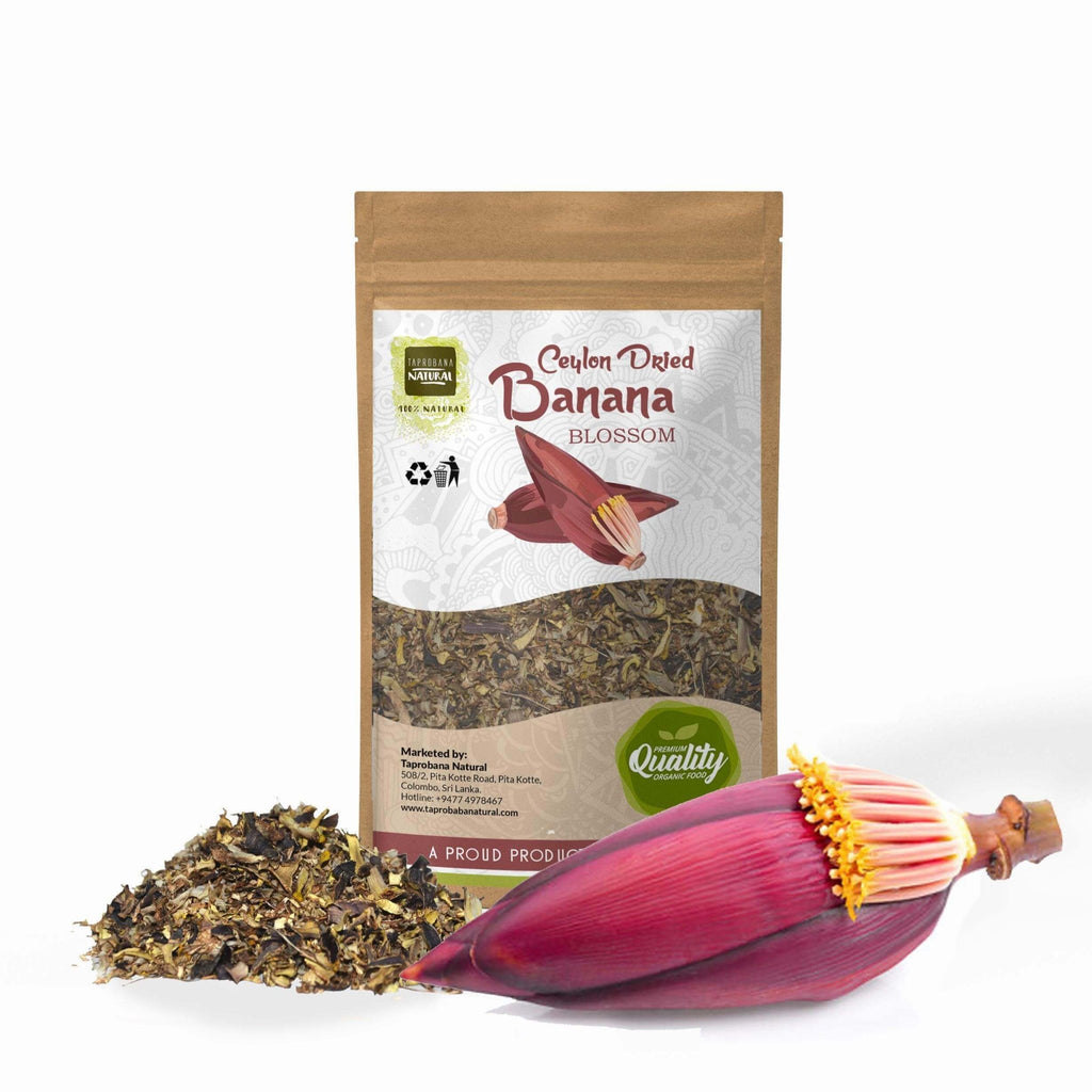 Dried Banana Flower - Dried Banana Blossom - Taprobana Naturals