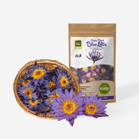 Organic Blue Lotus Flower - Dried Blue Lotus - Taprobana Naturals